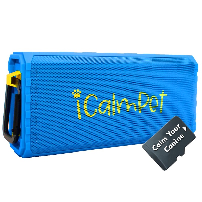 Calm Canine Gold Pak | iCalmPet Ruff ‘n Ready Portable Speaker with 3-hrs Dog Calming Music