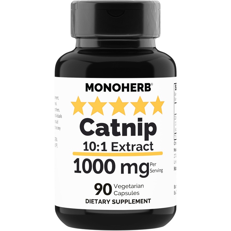 Catnip Extract 1000 mg – 90 Vegetarian Capsules