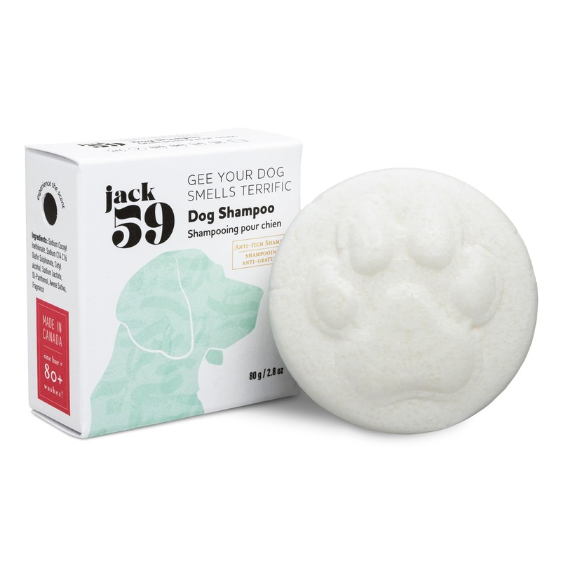 Dog Grooming Bar with Conditioners for Skin – Organic, Vegan, pH Balanced, All-Natural Shampoo and Bath Bar for Puppies and Dogs, Gee Your Dog Smells Terrific, 80g