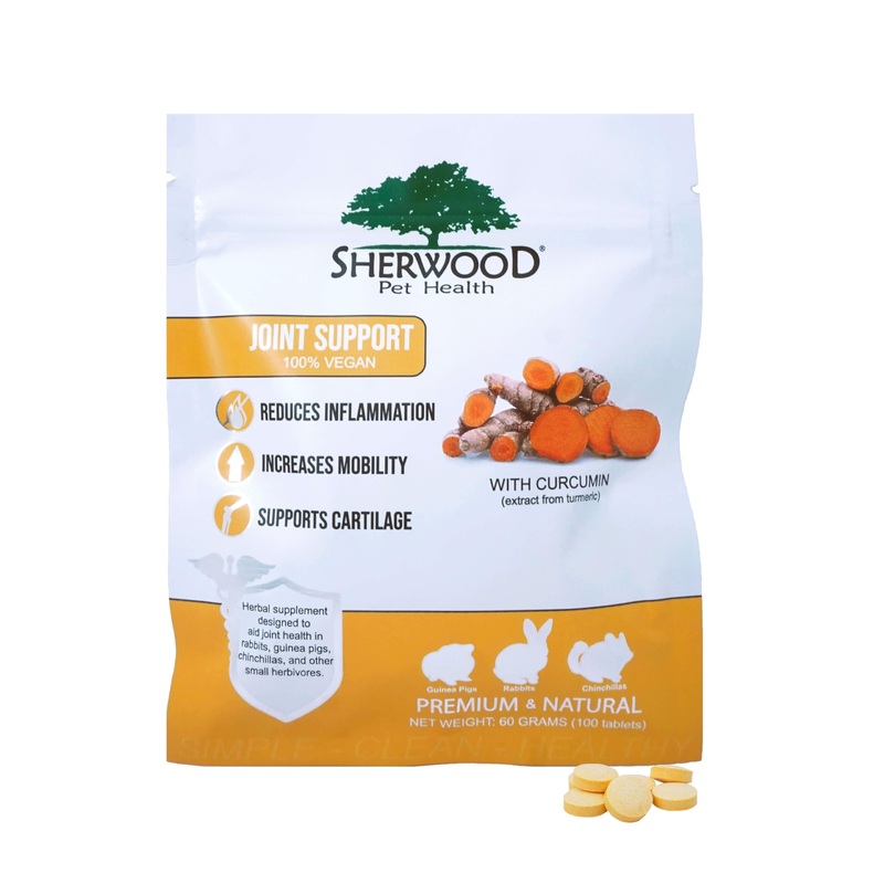 Vegan Joint Support by Sherwood Pet Health (100 Tablets – 50 Grams)