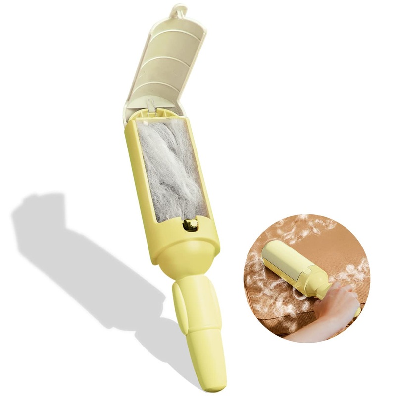 FQQF Lint roller animal hair, reusable animal hair remover, lint brush for removing cat hair and dog hair, reusable for sofa, car, bed, clothing