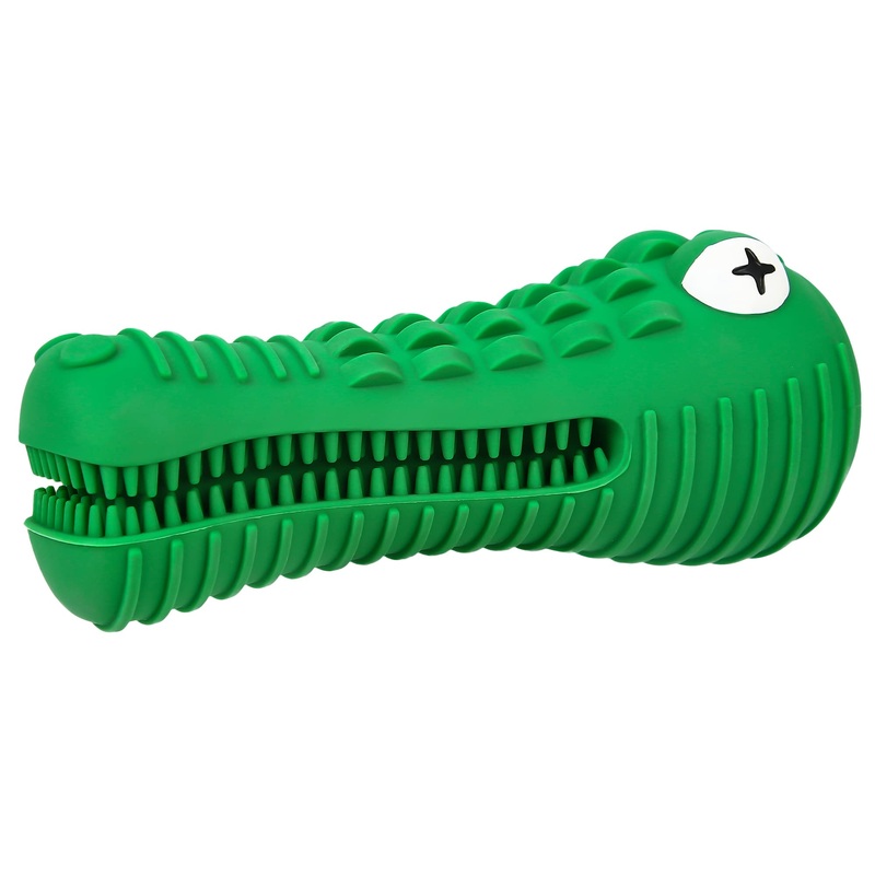 IOKHEIRA Dog Toy Squeaky Dog Toy Chew Toy Crocodile Shape