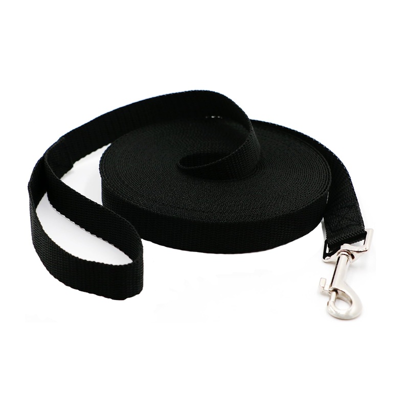 Towing leash 10m for dogs, waterproof dog leash with hand strap and 360 carabiner, robust training leash for medium large small dogs