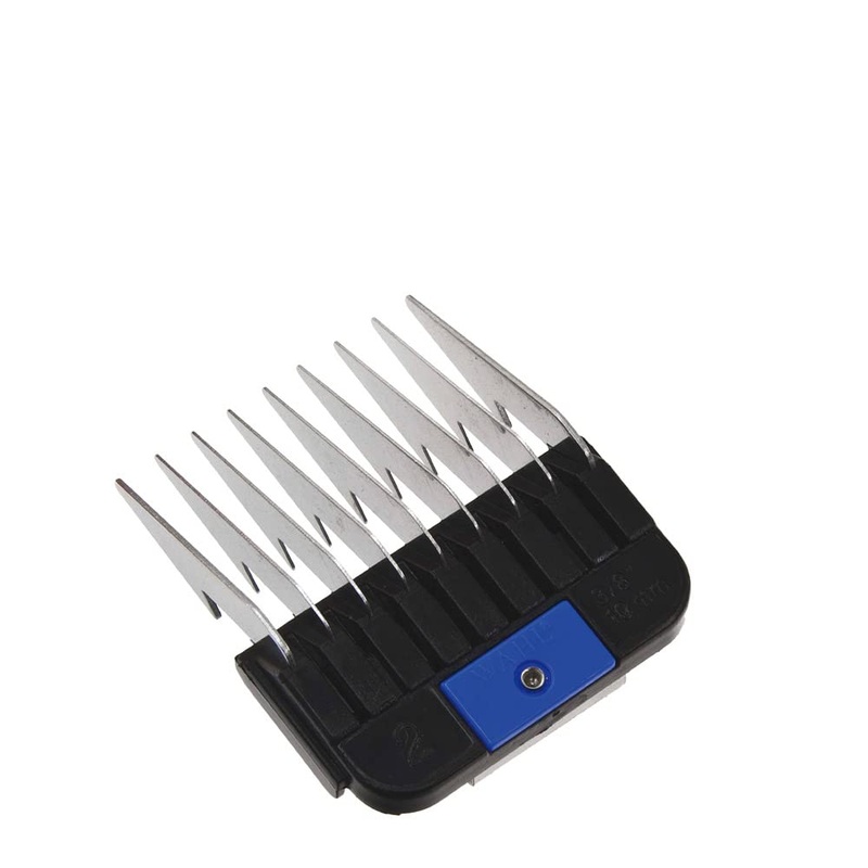 WAHL stainless steel attachment comb 10 mm (size 2) blue