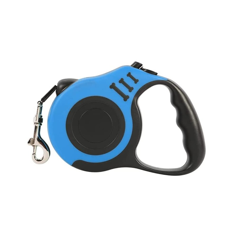 3M retractable dog leash, retractable leash, strong leash for one button for brake and lock security system, ergonomic handle for dogs of all sizes