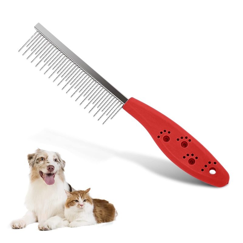 Cat fur comb, dog detangling comb, cat comb, combination comb for dogs, undercoat comb 31 teeth, large tool for tangles, knotted or dead hair removal 1PC