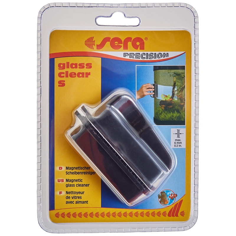 sera glass clear S – With these magnets, the glass panes of an aquarium can be easily cleaned. 6mm