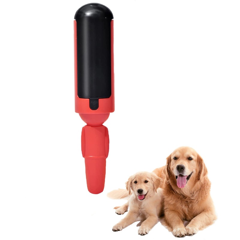 Anguxer Reusable Pet Hair Lint Rollers, Pet Hair Lint Roller, Pet Hair Remover, Suitable for Sofa, Bed, Carpet, Clothes (Red) Red