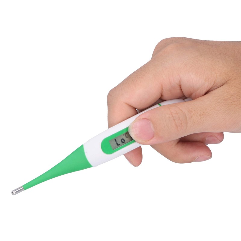 Cikonielf Animal Thermometer Veterinary Electronic Thermometer Waterproof Digital Thermometer Pet Thermometer Digital Livestock Sheep Horses Farm Animal Thermometer for Dogs Horses Cats