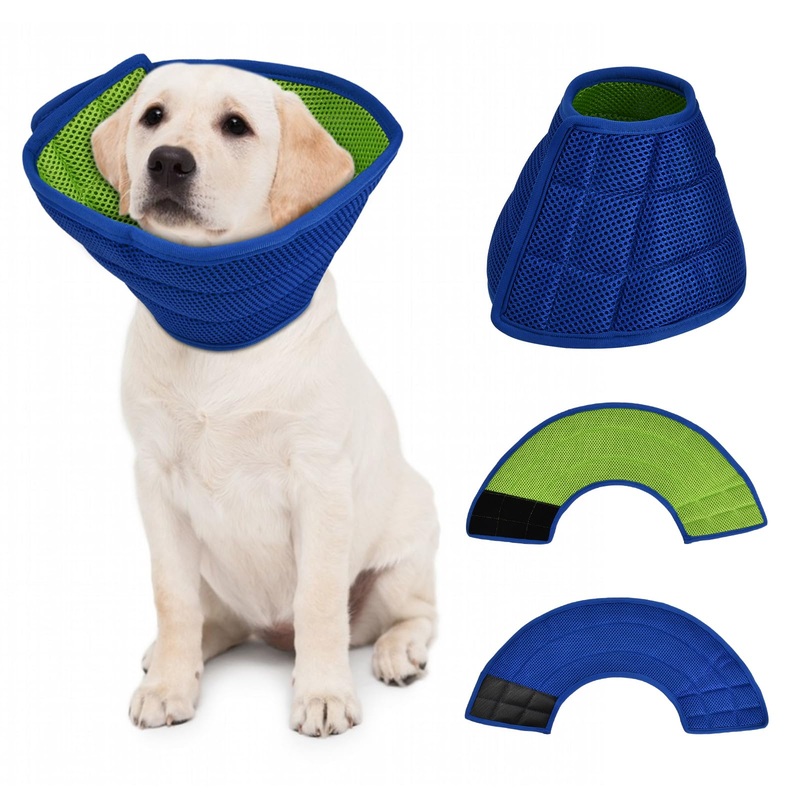 Neck Brace for Dog Adjustable Protective Collar Lightweight Cone Collars Recovery Elizabethan Collar for Pets S