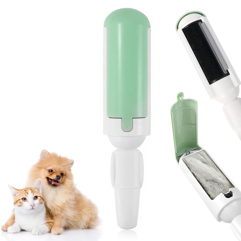 Redamancy Lint Roller, Reusable Lint Roller, Pet Hair Removal for Cat Hair and Dog Hair, for Sofa, Car, Bed, Clothes (White)