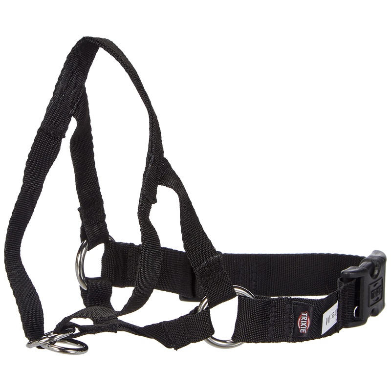 Top trainer training harness, M: 27 cm black snout size. 27 cm, neck band 40-48 cm