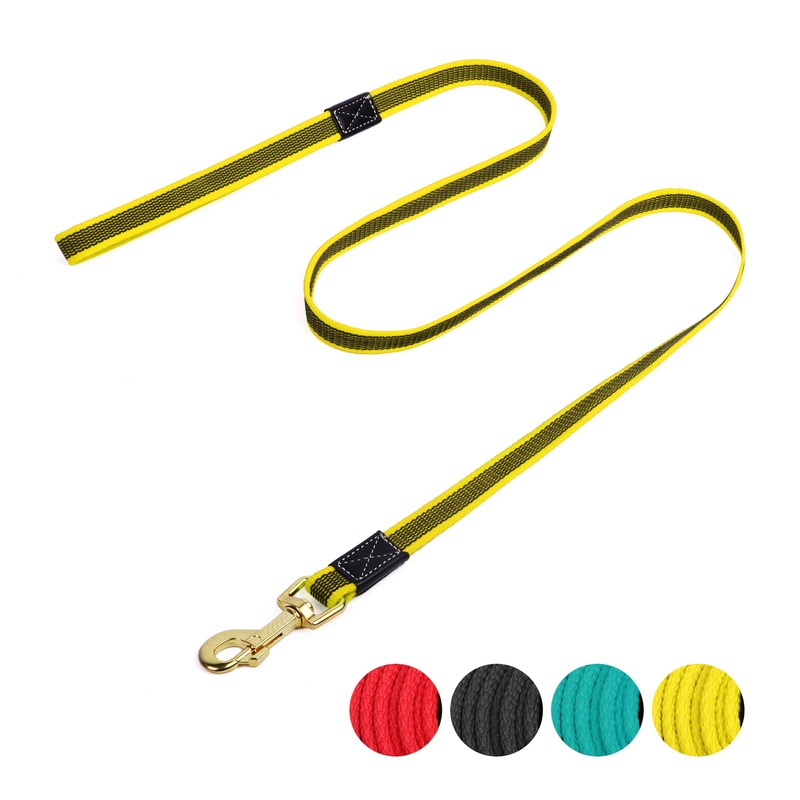 1.5m Dog Leash with Metal Hook Dog Leash for Dog Training and Daily Walking (Yellow) Yellow