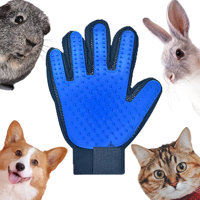 DEEDPF Animal Glove Pet Glove Massage Glove Long Fur Short Hair Cat Dog Guinea Pig Horse Rabbit Beauty Hair Removal Removal