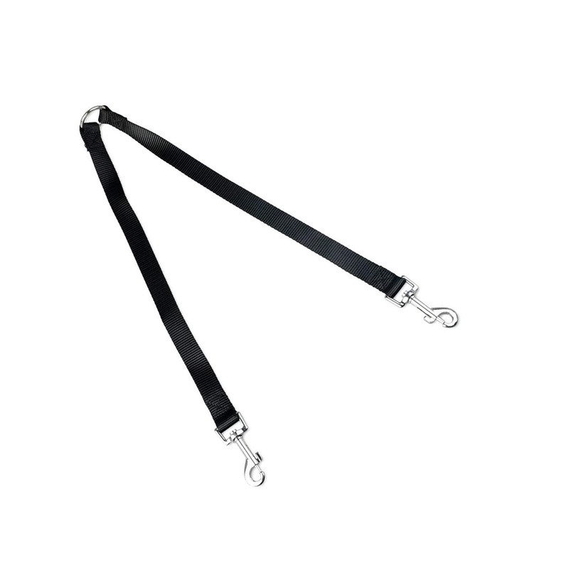 Dog Lead Double Lead for 2 Dogs, Dog Lead Double Lead for Small Dogs, Pet Trainer Lead No Tangle Double Dog Double Splitter Lead Walking Trainer Lead for Two Dogs (Black)
