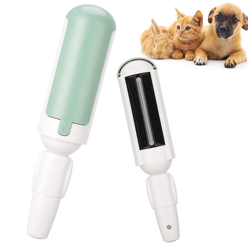 FANTESI lint roller animal hair reusable, pet hair remover lint roller, pet hair brush for removing lint and animal hair for lint brush animal hair on clothes, sofa