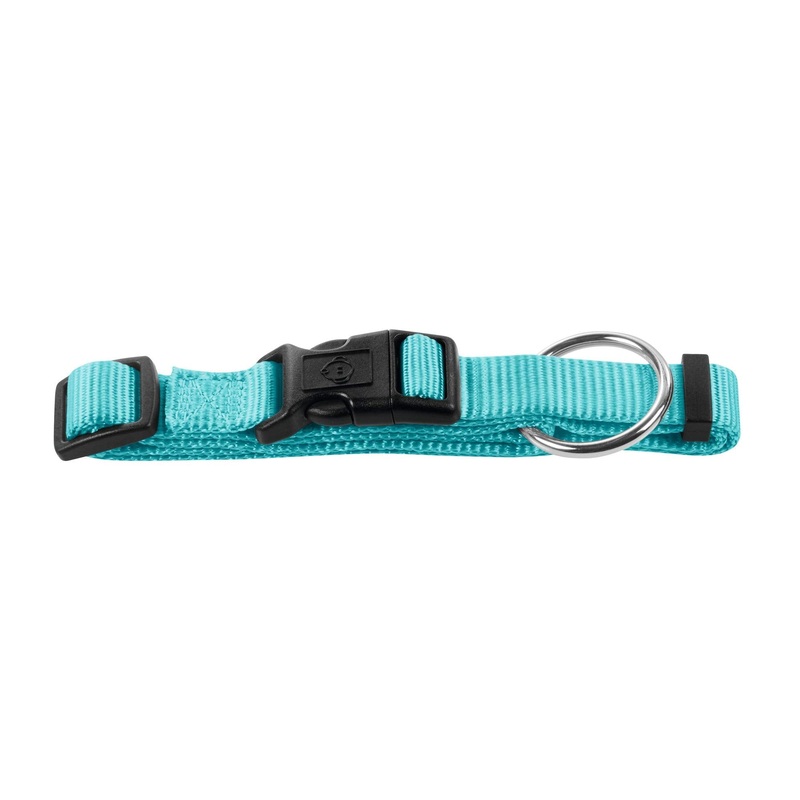 HUNTER Ecco Sport Vario Plus dog collar, nylon, with strain relief, ML, turquoise