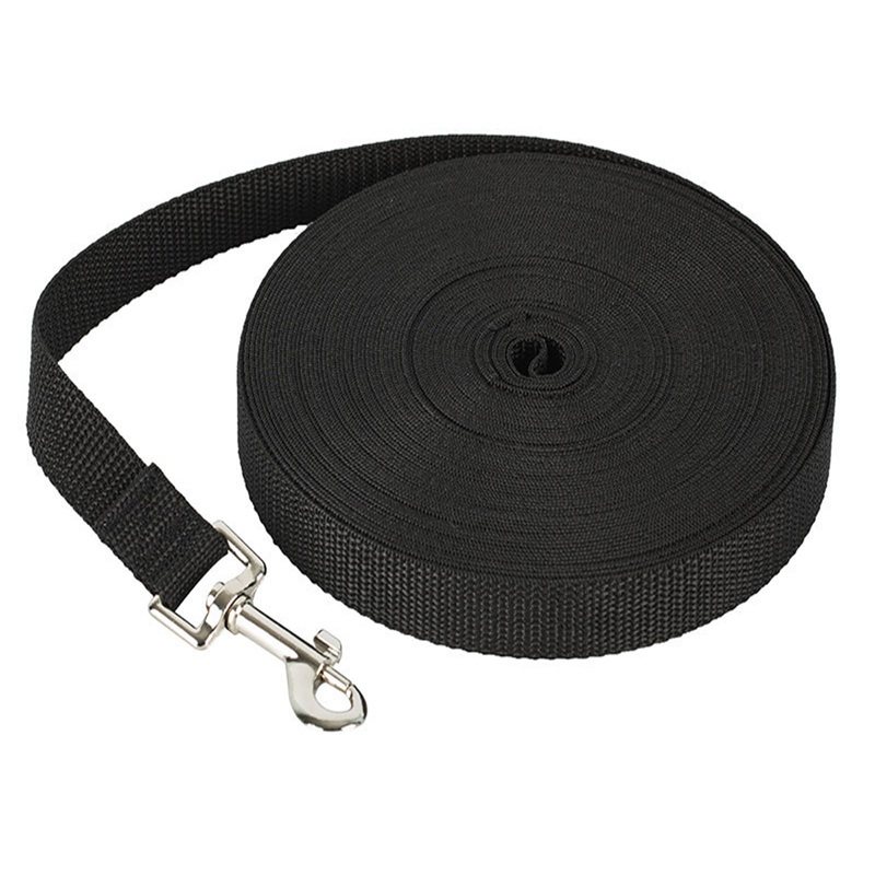 Tow line 5 m, tow line for large dogs, dog leash 5 m adjustable, dog tow lines with storage bag & handle, non-slip and robust training lead for small to large dogs