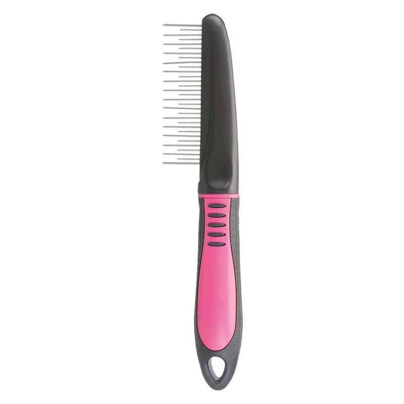 Trixie 23121 fur detangler combination comb, cat, 22 cm