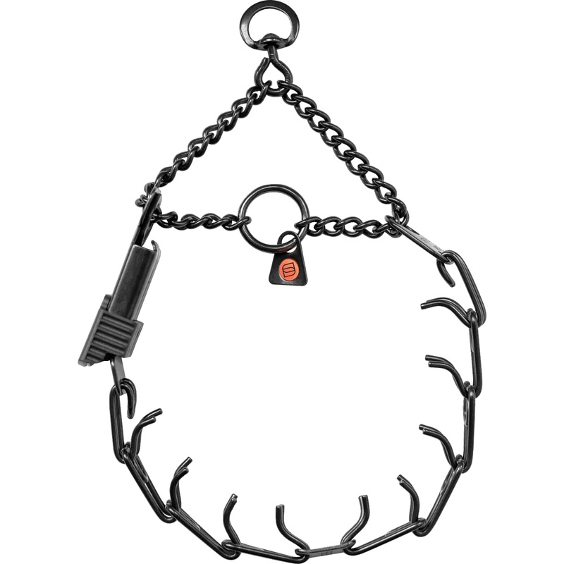 Herm Sprenger Prong Collar for Dogs Training  Quick Release Side Clicklock  Made of Durable Stainless Steel in Germany 3.2mm Prongs for Large Dogs with 20-26″ Neck
