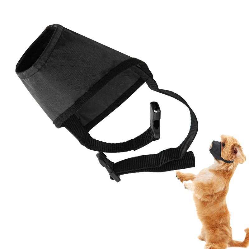 Muzzle for dogs, soft mesh muzzle for small dogs, poison bait protection dog muzzle for small, medium dogs