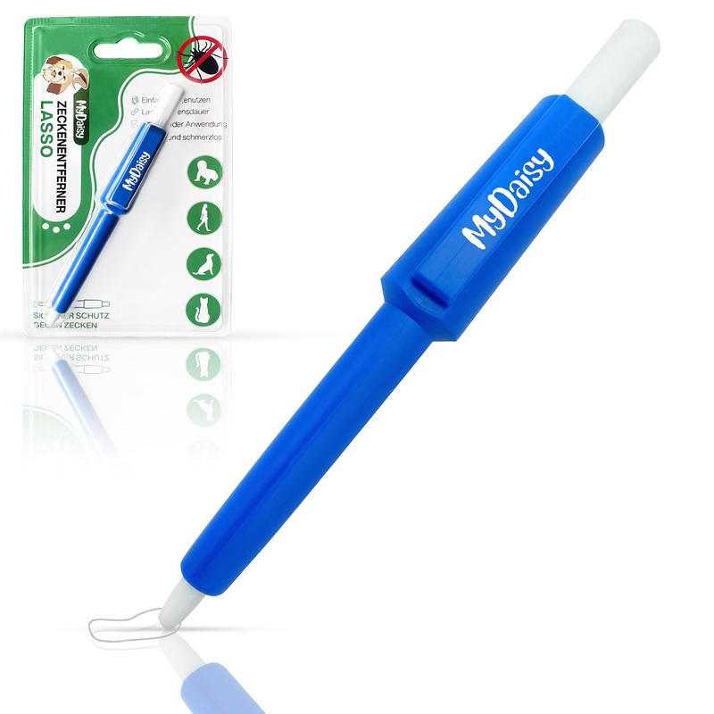 MYDAISY tick snare for dogs – easy to carry tick snare for humans, dogs, cats, horses – remove nymphs and adult ticks with ease – tick tweezers for dogs