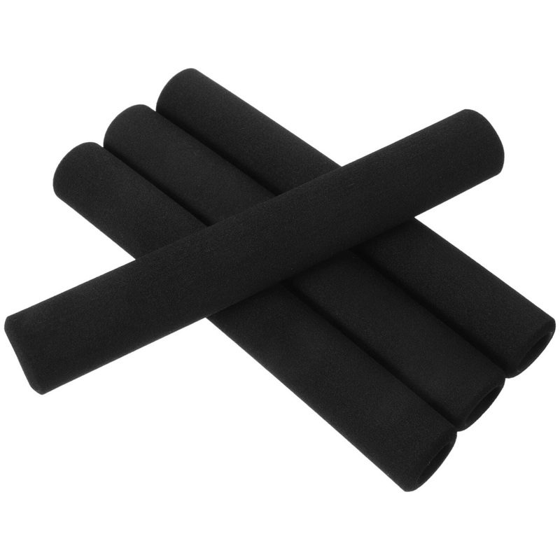 POPETPOP 4pcs Dog Leash Grip Handle Sleeve Dog Leash Wrap Soft Foam Tubing Pipe Sponge Cover Pet Leash Wrap Grip Black