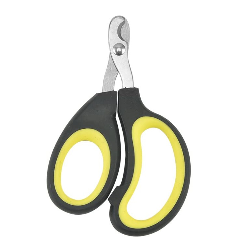 Xingdianfu Claw Scissors for Dogs Stainless Steel Claw Clippers Claw Care Cutter for Pets Claw Care for Small Animals (Yellow Black) Yellow Black