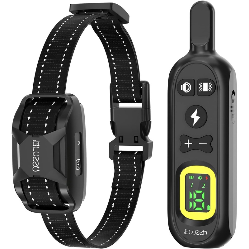 Dog Training Collar with 8 Beep Modes, Dog Shock Collar with 8 Levels of Beep, Vibration, Shock Modes, Waterproof Electric Dog Collar for Small Medium Large Dogs