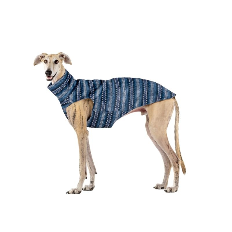 Fleece Jumper for Greyhounds: Style, Warmth, and Comfort – Elegant Design Cold Protection – Ideal for Greyhounds, Greyhounds, Podencos, and Greyhounds – Ethnic, M