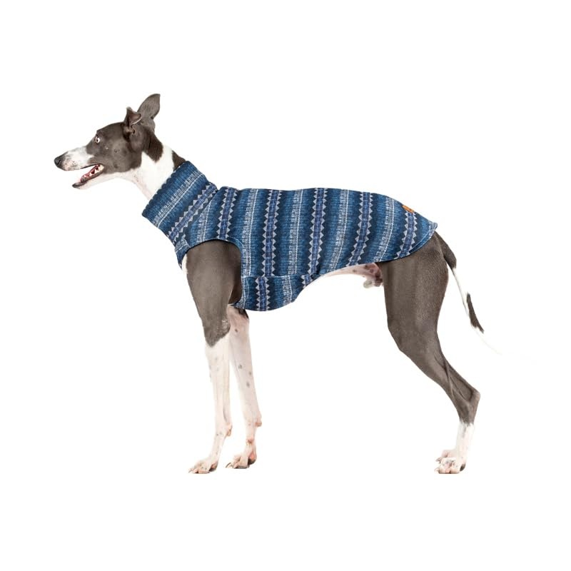 Fleece Jumper for Whippets: Style, Warmth, and Comfort – Elegant Design Cold Protection – Ideal for Whippets, Greyhounds, and Italian Greyhounds, Ethnic, S Small