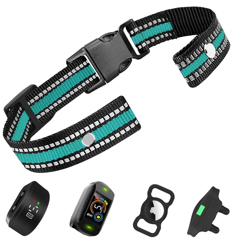 Shock Collar Replacement Strap Reflective Dog Bark Collar Strap Replacement Collar Adjustable E Collar for Dog Training Collars Pet Safe Collars Replacement for Small Medium Large Dog