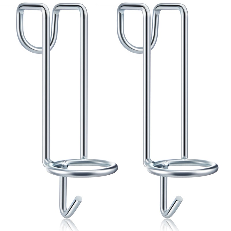 2 Pcs Water Bucket Hook for Horses Portable Removable Equestrian Bucket Hook Hangers Livestock Horse Stall Accessories for Feeding Horse Tying Horse Summer, Hang on Stall Walls or Doors
