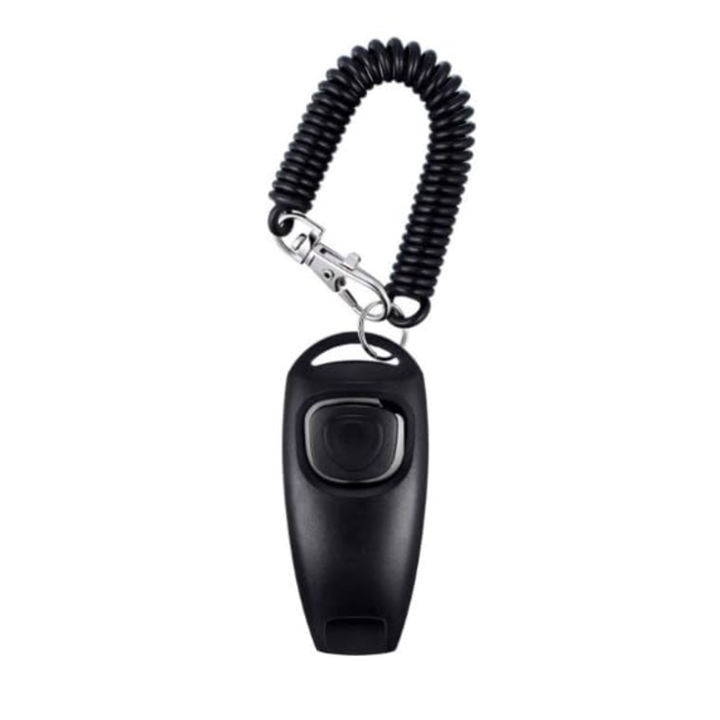 AKUVU Dog Training Clickers and Whistle in One, Consistent Positive Reinforcement for Puppies, Fix Undesired Behaviors, Pet Training Clicker for Dog Cats Puppy Birds Horses,