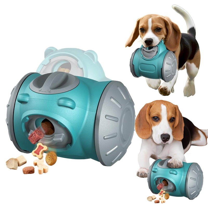 Dog Puzzle Toy,Upgrade Indestructible Dog Interactive Toy,Adjustable Food Dispensing Treat Dispenser Dogs Puzzle Feeder Slow Feeding for Large/Medium/Small Aggressive Chewers Breed Pet Gift