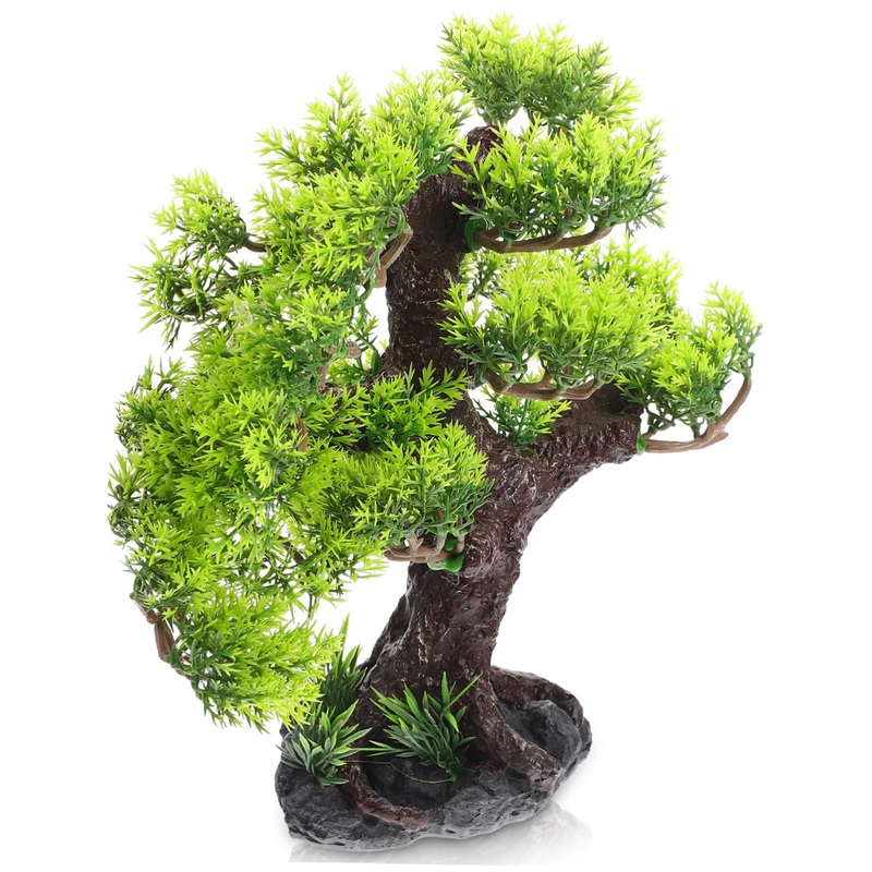 Landscaping Tree Fish Tank Decorations Aquarium Tree Fish Tank Fake Tree Fish Tank Ornament Fake Bonsai Tree Fish Tank Decorative Tree Greenery Green Tree Plant Resin