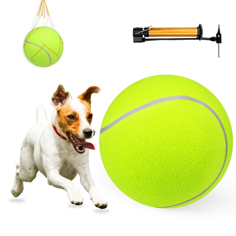 Mity rain Herding Ball for Dogs, 10″ Herding Ball for Corgis Horse Ball (with Air Pump), Herding Balls for Cattle Dogs, Best Collie Ball Australian Shepherd Dog Ball Toys for Interactive Training Green NO Ball Cover