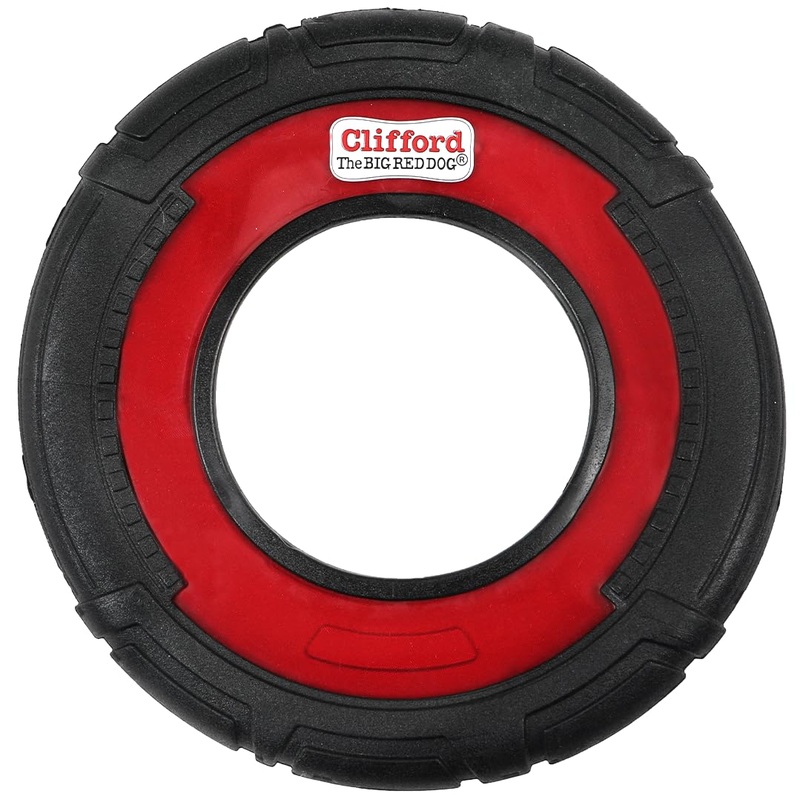 Clifford Flying Disc Frisbee Dog Toy | 9.25″ Durable Dog Frisbee | Quality, Strong Rubber Frisbee for Dogs for Fetch, Toss and Tug