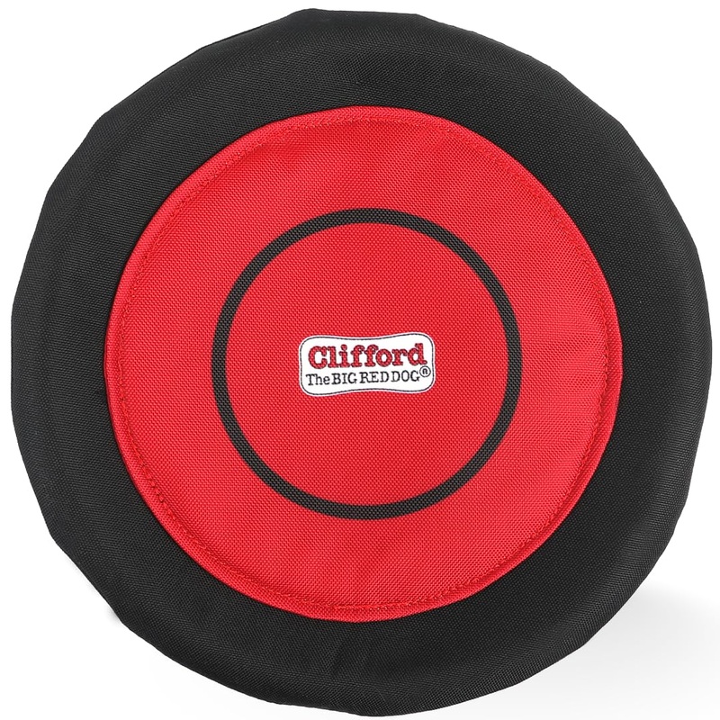 Clifford Sliding Flyer Dog Frisbee | 10.5″ Durable Nylon Frisbee Dog Toy for Large Dogs | Strong, Stimulating, Floating Outdoor Dog Toys
