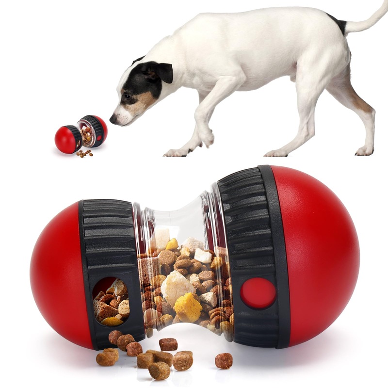 Dog Treat Toy, Interactive Treat Dispensing Dog Toys, Adjustable and Durable Dog Puzzle Toy for Small/Medium/Large Breed Dogs to Keep Them Busy