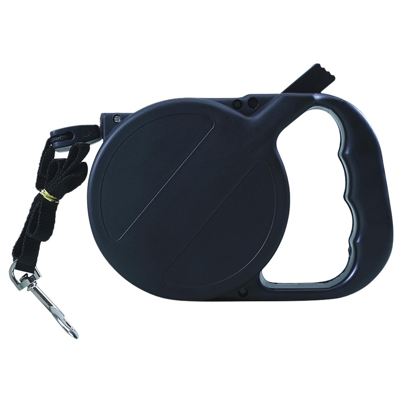 Retractable Dog Leash for Large Dogs, Small Dogs, Medium Dogs, Retractable Dog Leash 26ft with Ergonomic Handle, One-Handed Brake, Pause, Lock (Extra Large, Black)