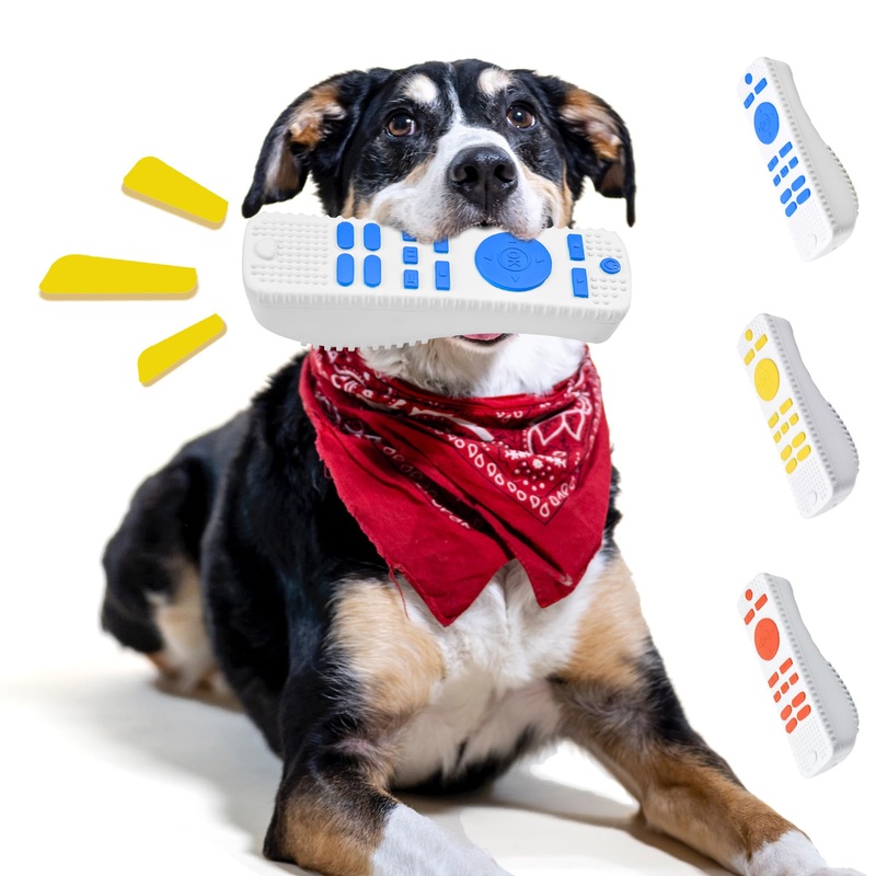 Squeaky Dog Chew Toys, Tough Dog Toys for Aggressive Chewers with Build in Squeaker, Dog Teething Chew Toys, Durable Dog Toys for Small Medium Large Dogs