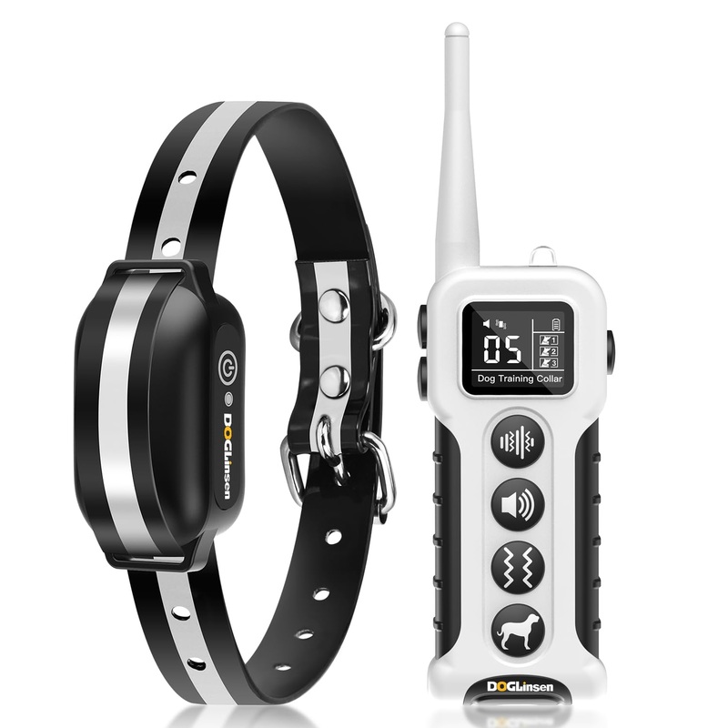 Vibrating Dog Collar – Vibration Collar for Dogs Training, No Shock Dog Training Collar with Remote Upgraded 3300ft Range, 9 Style Tones and Vibration Collar