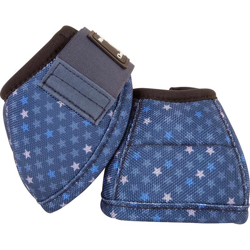 Classic Equine Dyno Turn Bell Boots, Sparkler Color, Medium Size