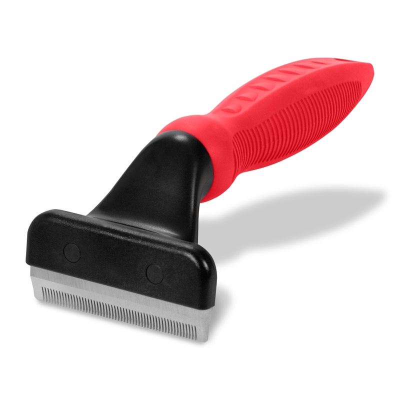Paw Brothers Deshedding Tool, Deshedding Brush for Dogs and Cats, Professional Dog Grooming Brush for Shedding, Pet Hair Remover, Fur Removal Brush for Medium and Long Pet Hair, Medium
