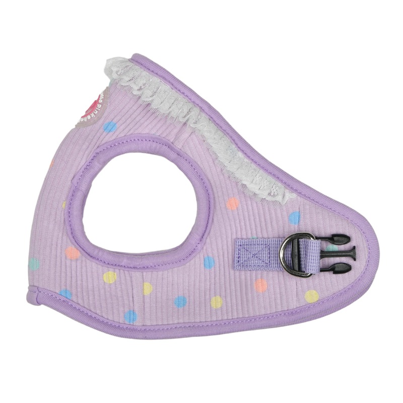 Priya Vest Dog Harness (Step-in) Fashionable Cute Spring Summer Harness for Small Dogs, Violet, Large VIOLET_PRIYA