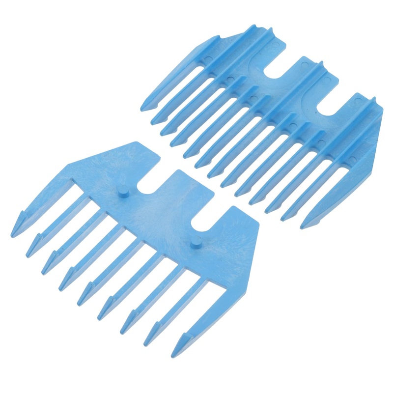 2pcs Sheep Replacement Blades Plastic Sheep Shear Blades 9 Teeth Sheep Clipper Blades for Electric Razor Goat Trimmer Attachment