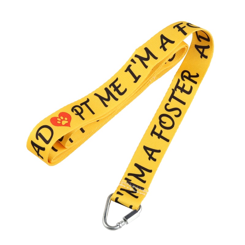 JXGZSO Adopt Me Im A Foster/Adopt Dont Shop Dog Lead New Puppy Dog Leash Wrap Gift Dog Owner Gift Dog Rescue Gift (Adopt Me Im A Foster DL) Adopt Me Im A Foster DL