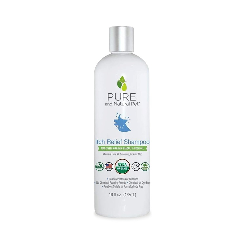 Pure and Natural Pet USDA Certified Organic Itch Relief Organic Shampoo 16 oz.