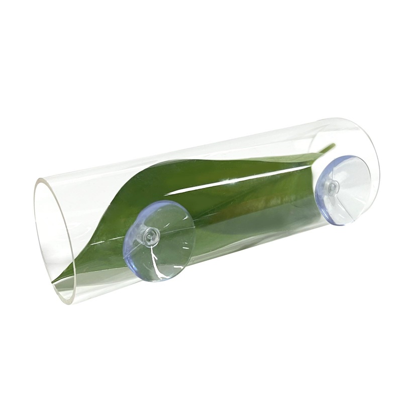 Rainmae Betta Fish Toys, Betta Fish Acrylic Tube Tunnel, Hole Hollow Betta Fish cave, Safer for Small Fish Shrimp Betta Guppies, Aquarium Decor Fish Tank Accessories Decorations Hideout Tube